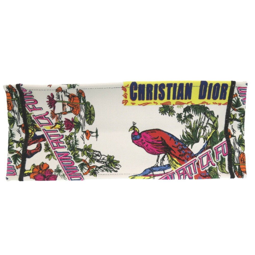 CHRISTIAN DIOR Book Tote Large Bag Canvas White - Picture 4 of 10